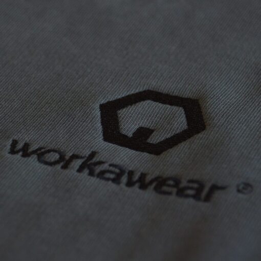 workawear sweat shirt grau workawear logo stick